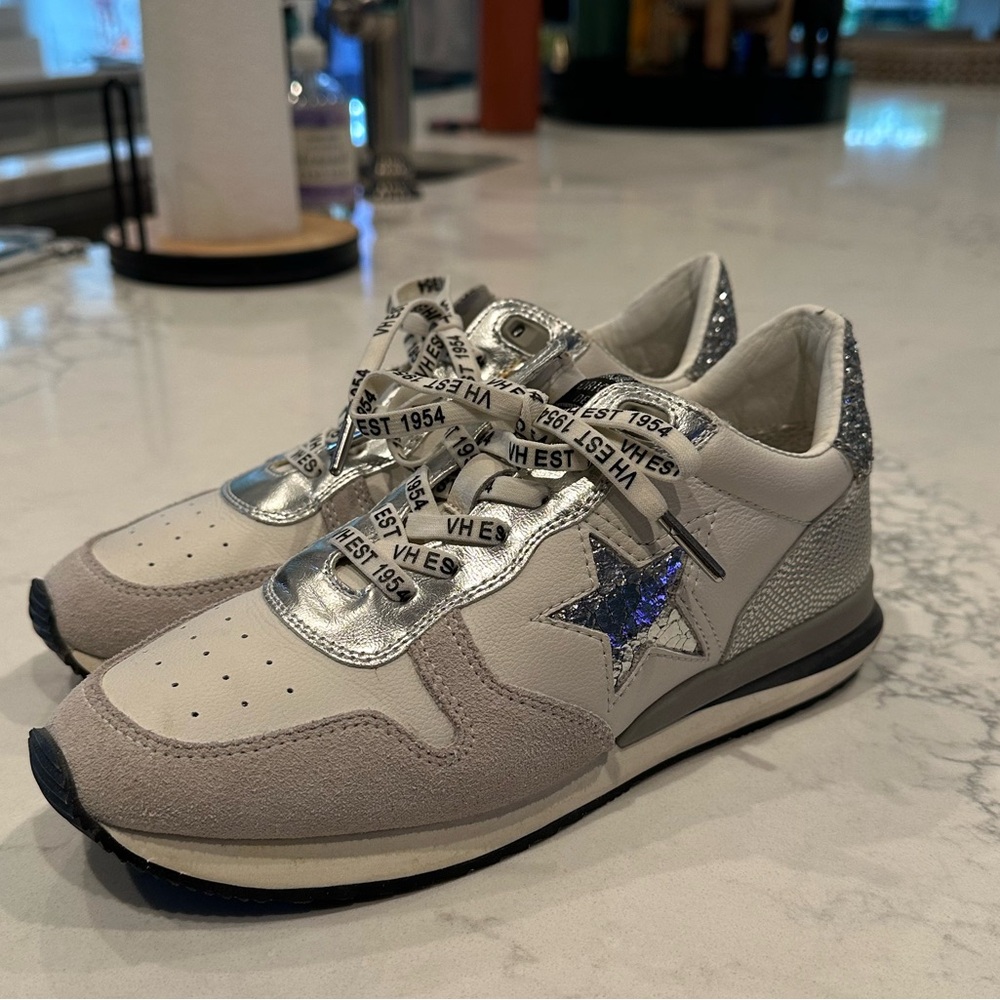 Sparkly silver vintage Havana sneakers